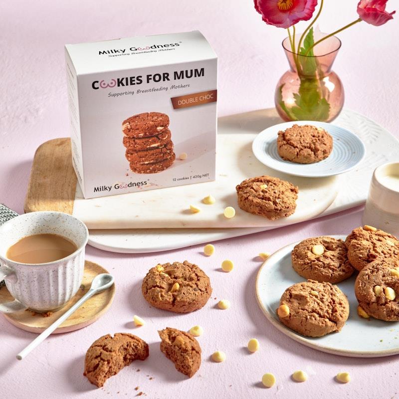 Milky Goodness Double Choc Lactation Cookies - 12 Pack