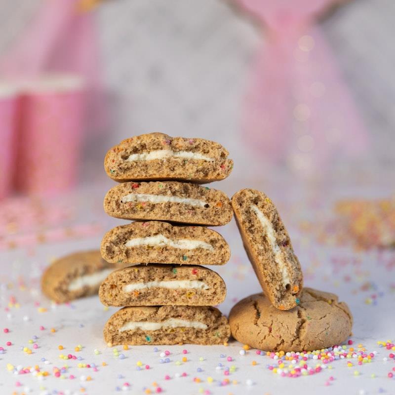 Milky Goodness Birthday Cake Lactation Cookies - 12 Pack