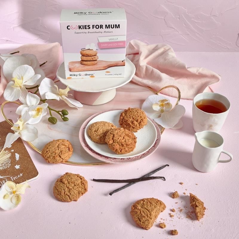 Milky Goodness Vanilla Lactation Cookies (Dairy & Soy Free) - 12 Pack