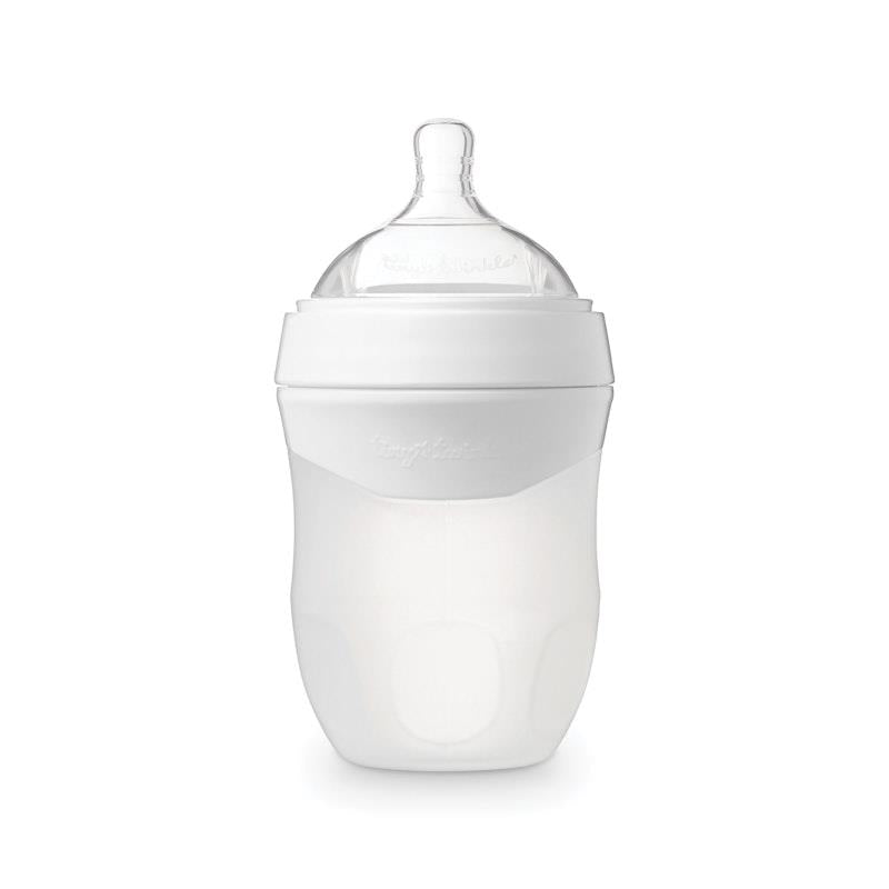 Tiny Twinkle Silicone Baby Bottle - White 240ml