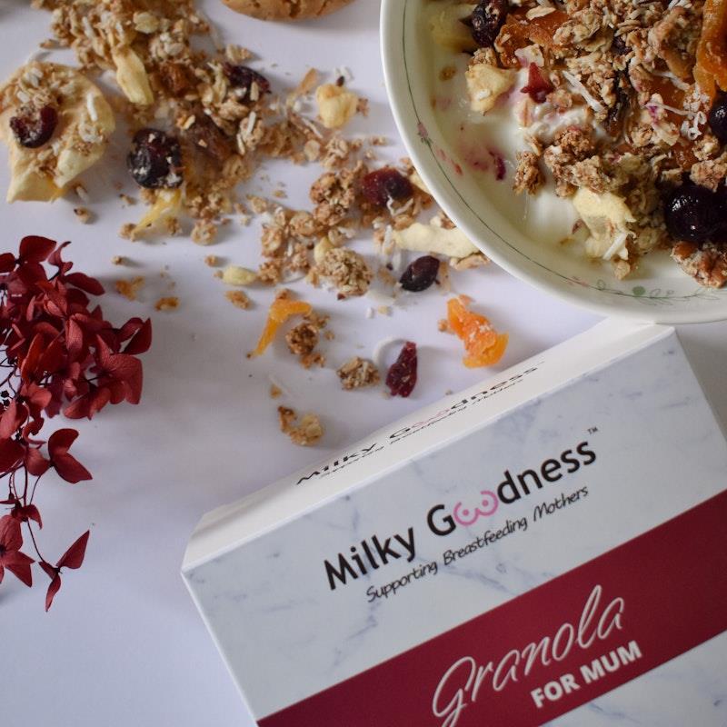 Milky Goodness Berry-Nice Lactation Granola 350g - Healthy Breakfast for Nursing Moms