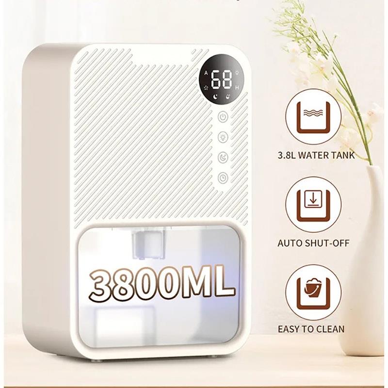 Caremax 3.8L Air Dehumidifier with 7-Colour Ambient Light - 1 Unit