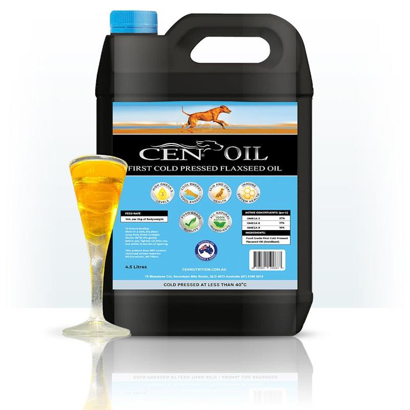 CEN Oil for Dogs - 4.5L of Premium Flaxseed Oil