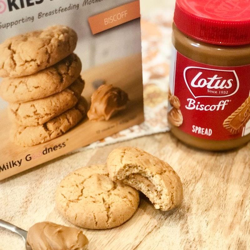 Milky Goodness Biscoff Lactation Cookies (Dairy Free) 12-Pack - A Unique Treat for Moms