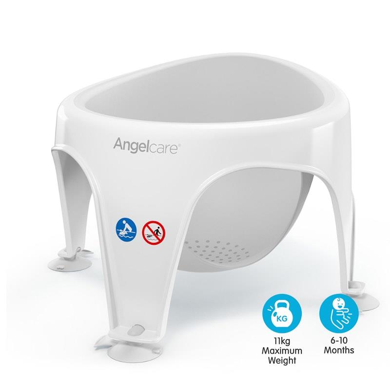 Angelcare Baby Bath Soft Touch Ring Seat - Grey