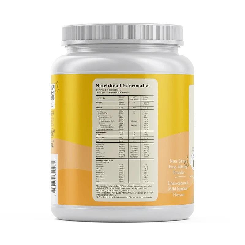 Hemp Foods Australia Organic Hemp Goldå¨ Protein Powder 1.5kg Twin Pack - Natural Muscle Strength Booster