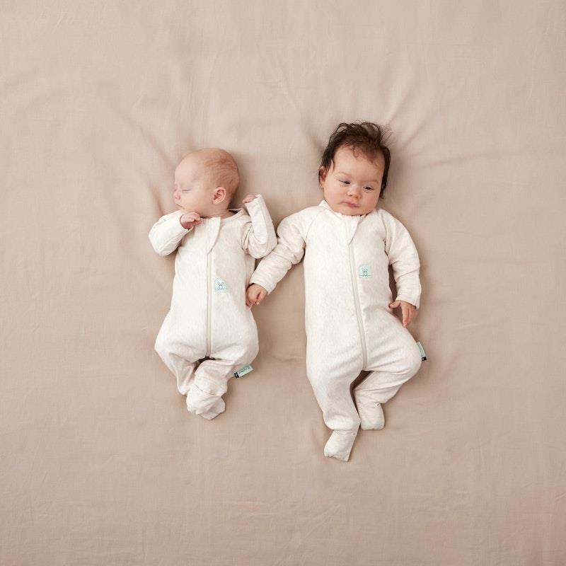 ergoPouch Long Sleeve Layer 1.0 TOG Oatmeal Marle (6-12 Months)