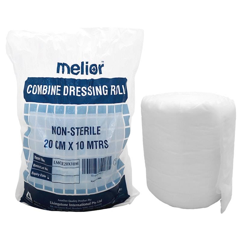 Melior Combine Dressing Roll Non-Sterile 20cm x 10m - 1 Piece