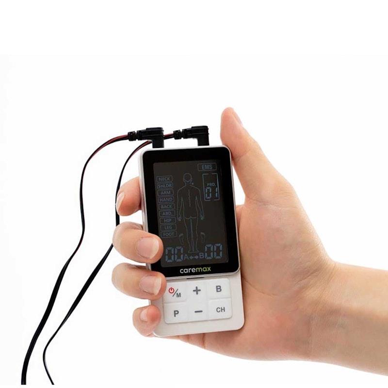 Caremax 2.0 Pro MicroCurrent TENS Machine - 4-in-1 Pain Relief & Muscle Strengthening