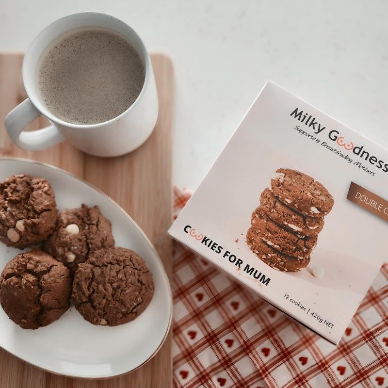 Milky Goodness Double Choc Lactation Cookies - 12 Pack