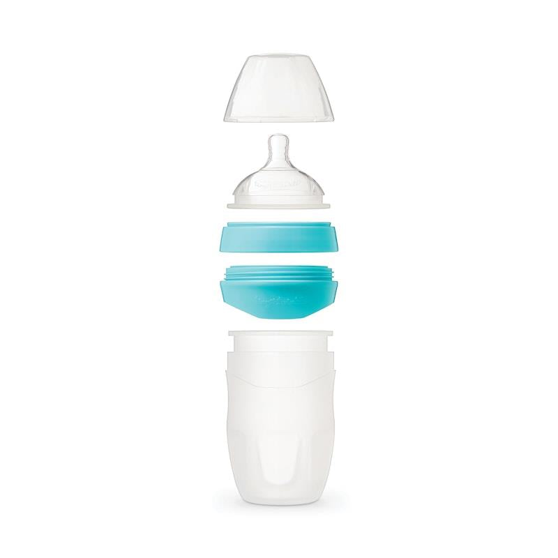 Tiny Twinkle - Silicone Baby Bottle - Mint 180ml for Newborns