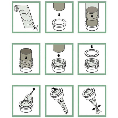 Traderight 200m Nappy Bin Refill Kit 1pc