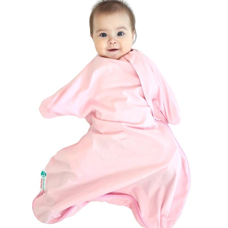 Baby Loves Sleep Sleepy Hugs 'Cool' Extra-Wide Sack - Candy Pink (Summer) 0-3M
