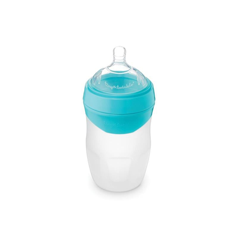 Tiny Twinkle - Silicone Baby Bottle - Mint 240ml for Newborns