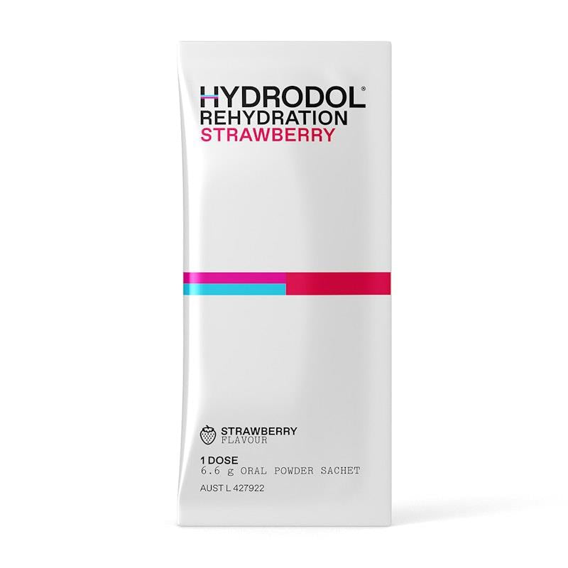 Hydrodol Rehydration Strawberry - 10 Sachets for Optimal Hydration
