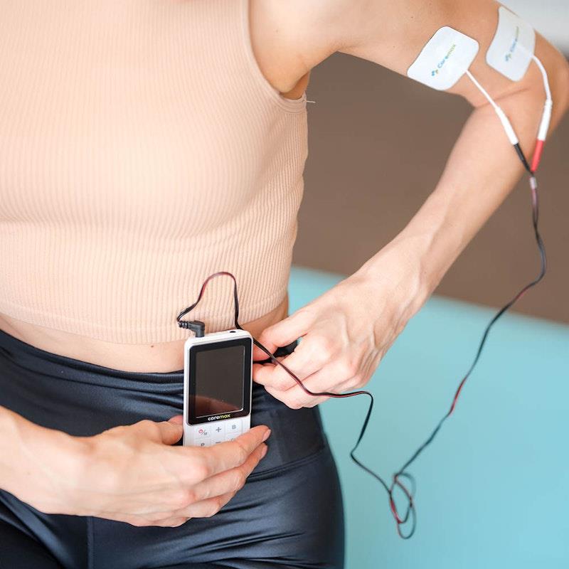 Caremax 2.0 Pro MicroCurrent TENS Machine - 4-in-1 Pain Relief & Muscle Strengthening