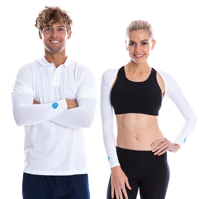 SParms UPF50+ Shoulder Wrap (White) - Extra Large