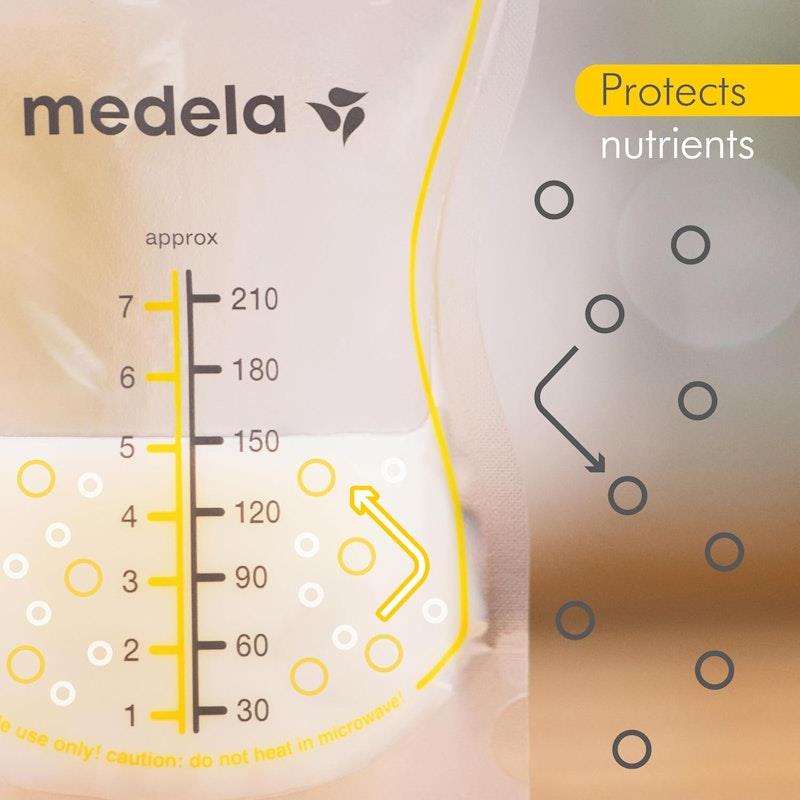 Medela Breastmilk Storage Bags 100 Pack - Leakproof & BPA Free