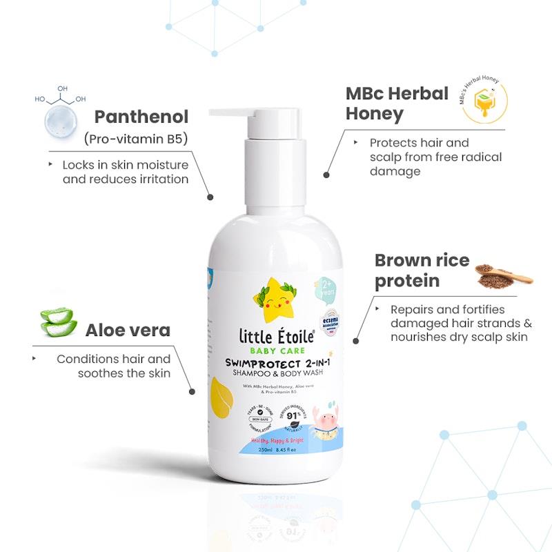 Little Etoile SwimProtect 2-in-1 Shampoo & Body Wash (2+ Years) - 2 Pack