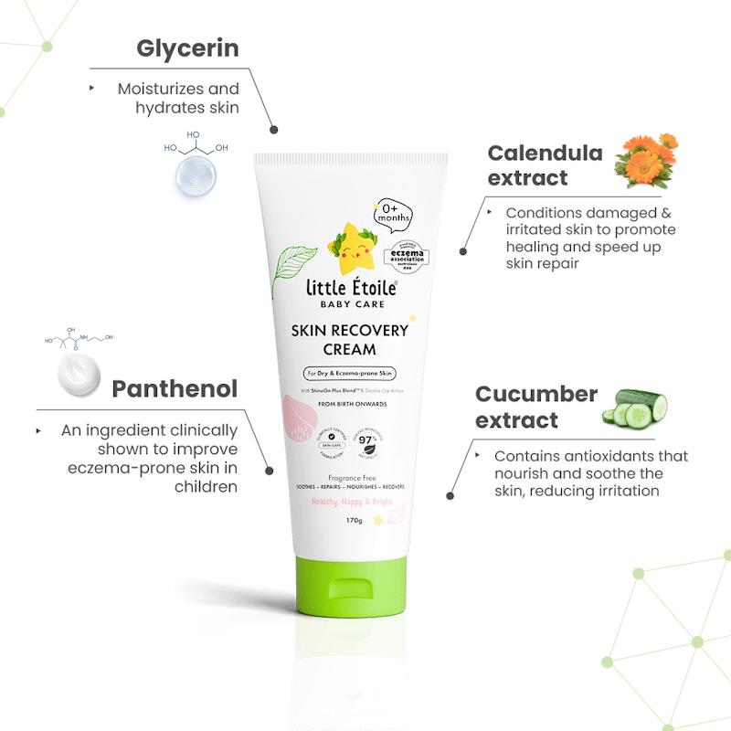 Little Etoile Skin Recovery Cream for Dry & Eczema-prone Skin (0+ Months) - 3 Pack