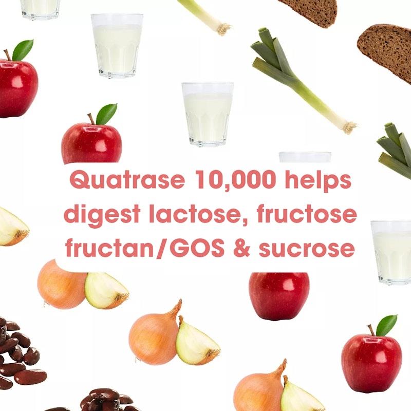Intoleran Quatrase 10,000 - 36 Capsules for Multi-Food Intolerance Relief