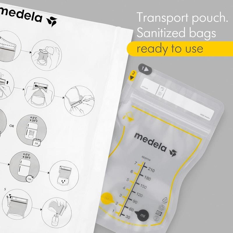 Medela Breastmilk Storage Bags 100 Pack - Leakproof & BPA Free