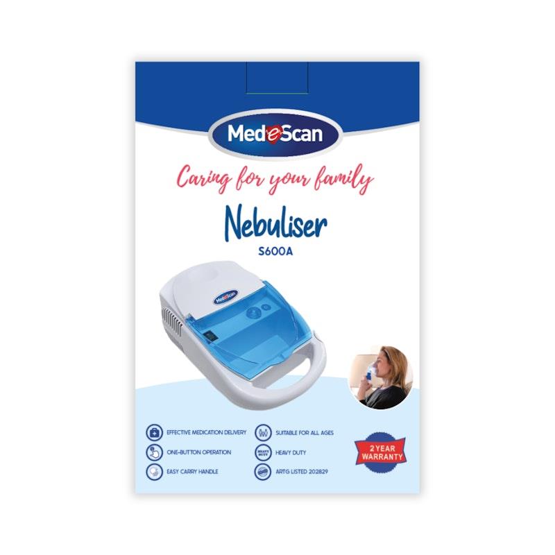 MedeScan Oxygen Monitoring Nebuliser + Oximeter Bundle - Complete Respiratory Care