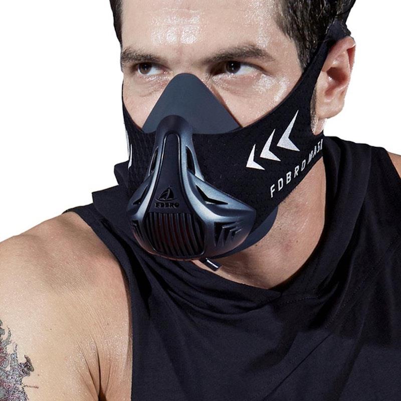 FDBro Training Mask 3.0 - High Altitude Elevation Stimulation + Carry Case - Medium