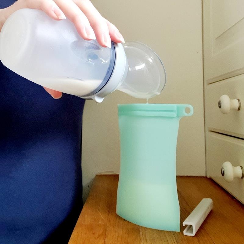 Junobie Reusable Silicone Breastmilk Storage Bags - 4 Pack