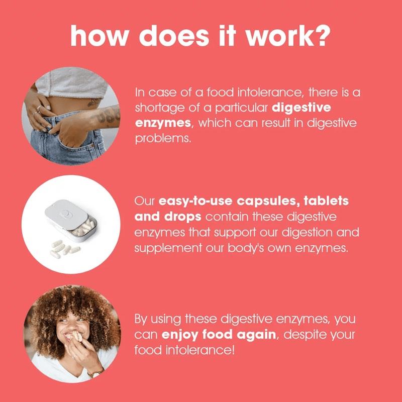 Intoleran Fructase - 108 Capsules for Fructose Intolerance