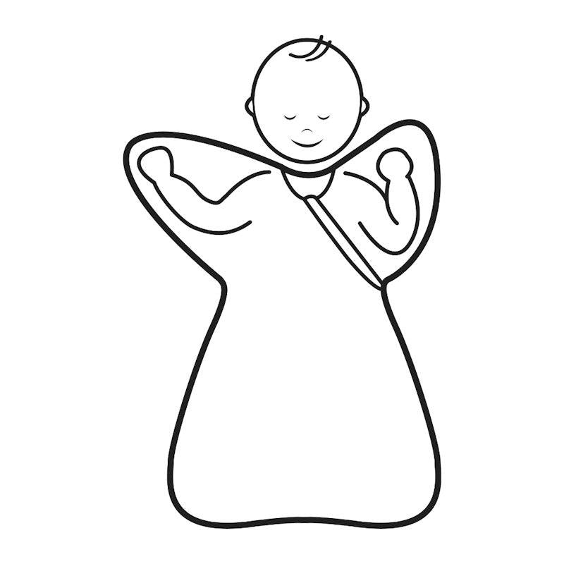 Baby Loves Sleep Sleepy Hugs 'Cool' Extra-Wide Sack - Candy Pink (Summer) 0-3M