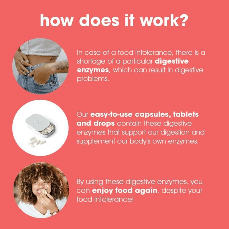 Intoleran Lactase 20,000 - 50 Tablets for Lactose Intolerance Relief