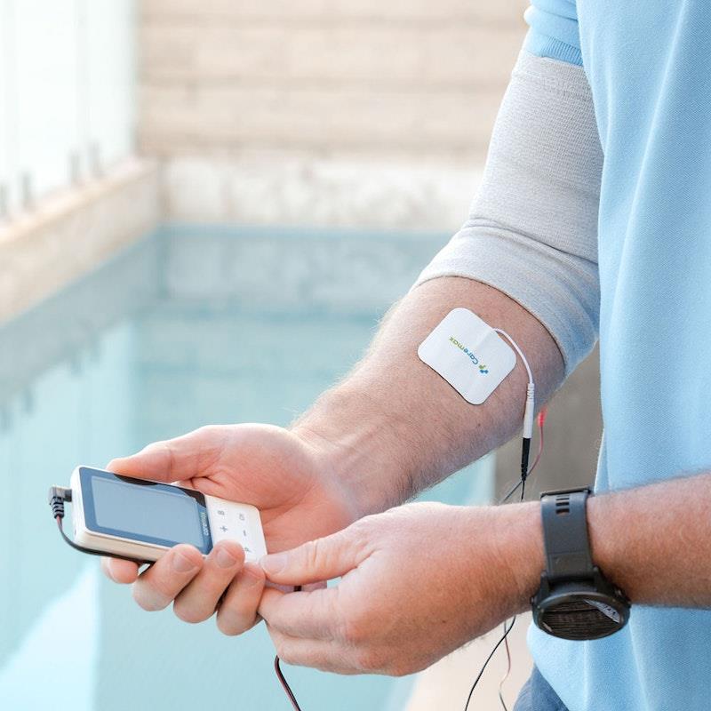 Caremax 2.0 Pro MicroCurrent TENS Machine - 4-in-1 Pain Relief & Muscle Strengthening