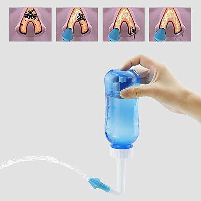 Waterpulse Sinus Rinse Neti Pot Kit with 30 Salt Pack Bundle