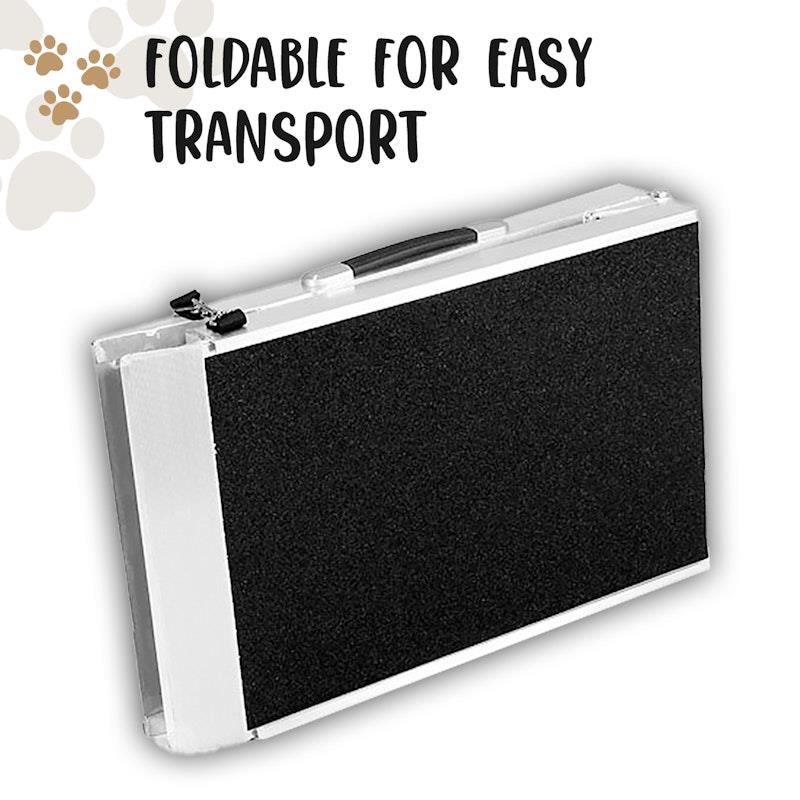 Furtastic Aluminium Foldable Dog Ramp 122 x 38cm