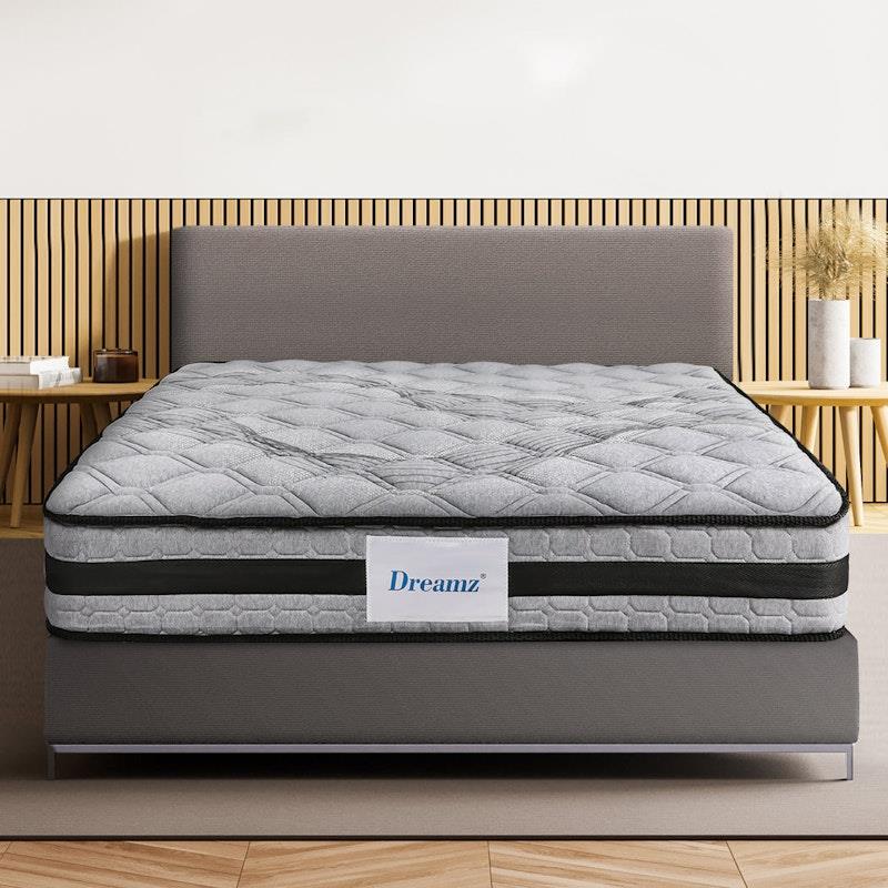 DreamZ King Spring Mattress - Pocket Egg Crate Foam - Medium Firm 22CM