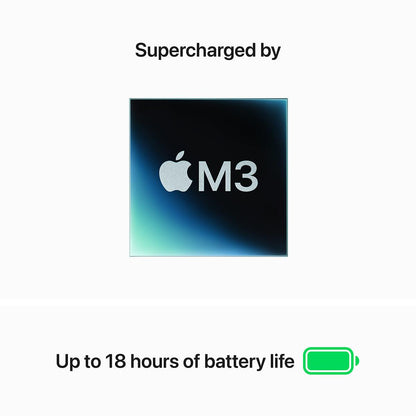 MacBook Air 15 Inch With M3 Chip 16GB 512GB SSD Space Grey