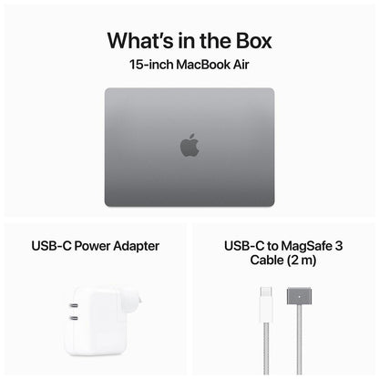 MacBook Air 15 Inch With M3 Chip 16GB 512GB SSD Space Grey
