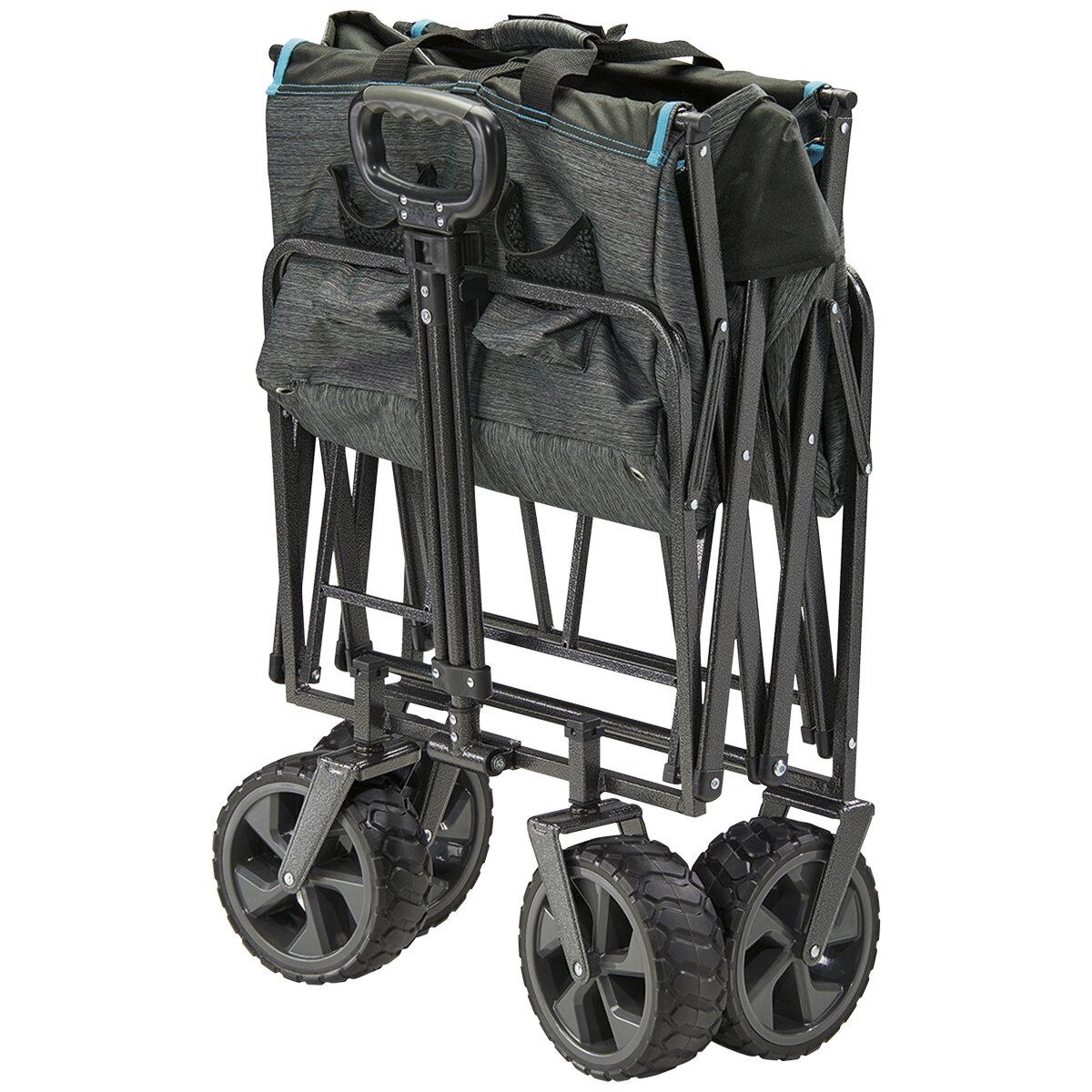 Mac Sports Extra Large Folding Wagon With Cargo Net