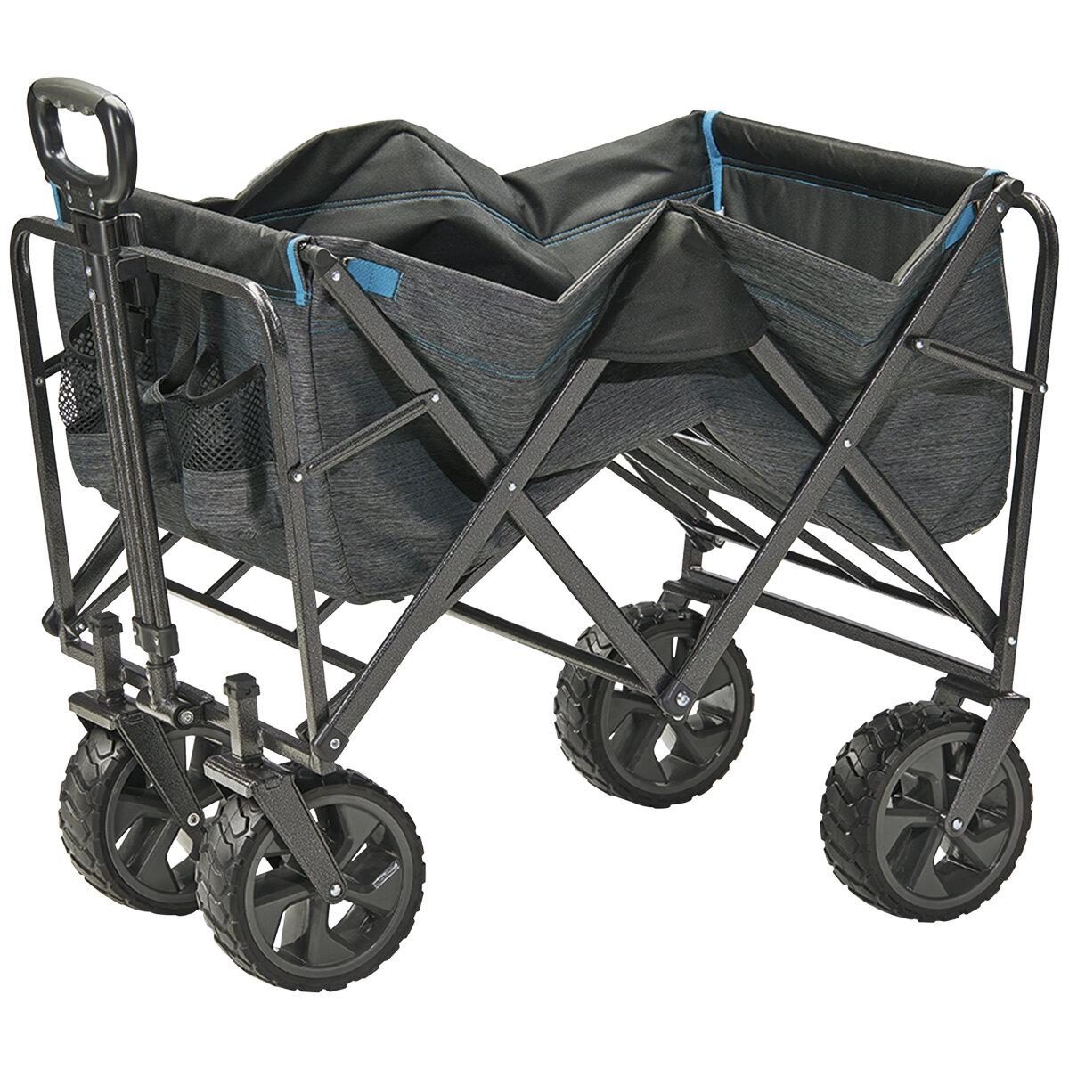 Mac Sports Extra Large Folding Wagon With Cargo Net