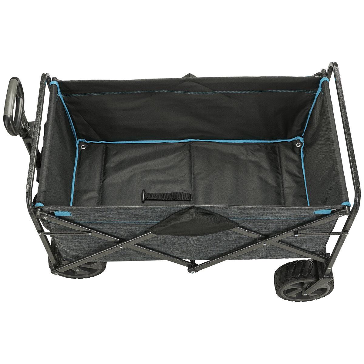 Mac Sports Extra Large Folding Wagon With Cargo Net