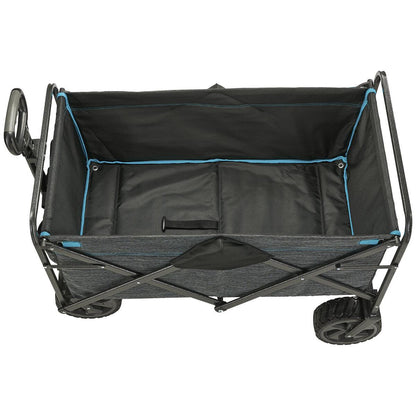 Mac Sports Extra Large Folding Wagon With Cargo Net