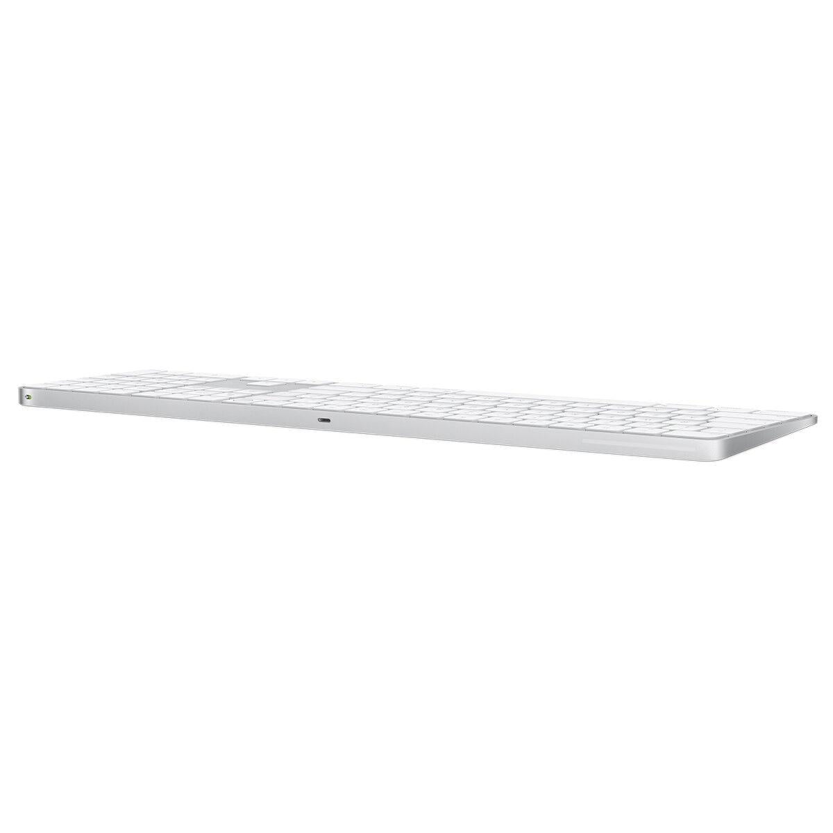 Magic Keyboard With Touch ID And Numeric Keypad For Mac Models With Apple Silicon US English White Keys