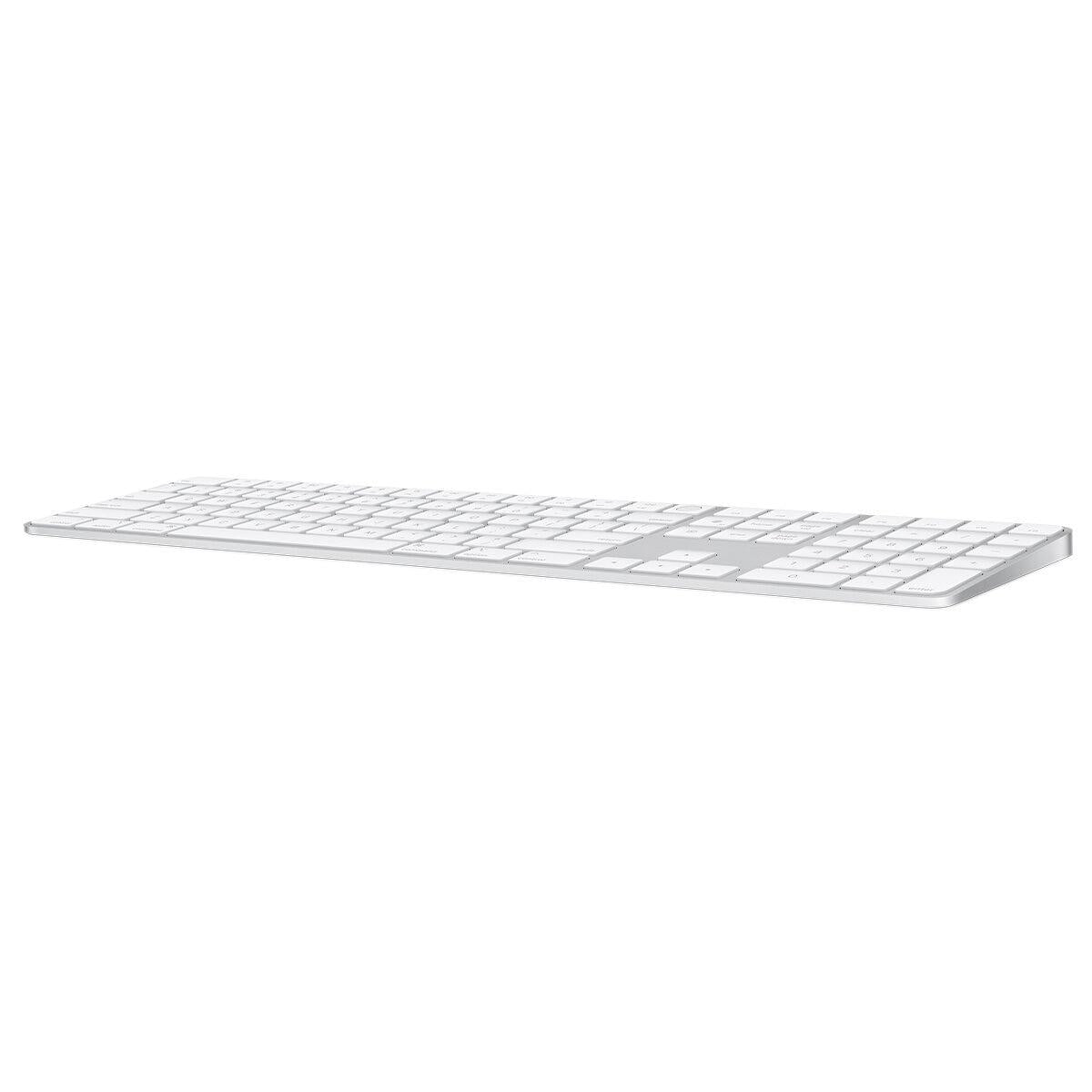 Magic Keyboard With Touch ID And Numeric Keypad For Mac Models With Apple Silicon US English White Keys