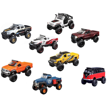 Maisto Car Collection Rebel Off-Roaders 8 Pack