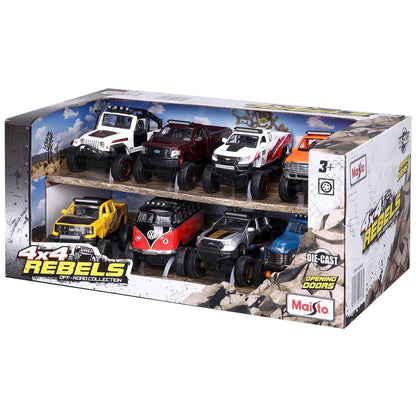 Maisto Car Collection Rebel Off-Roaders 8 Pack