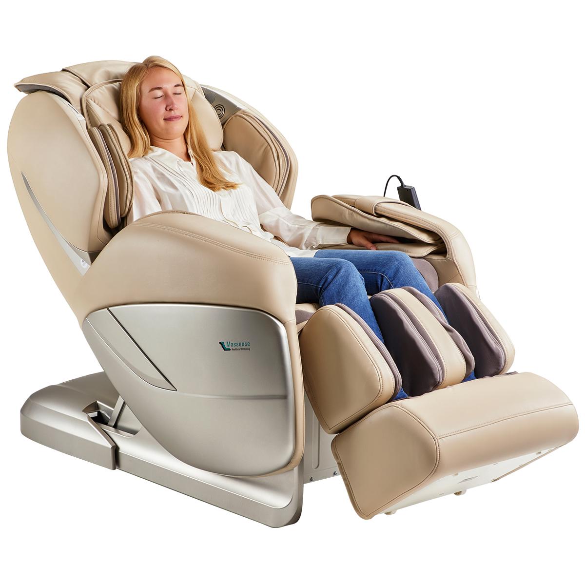 Masseuse Massage Chairs Platinum+ Massage Chair Cream