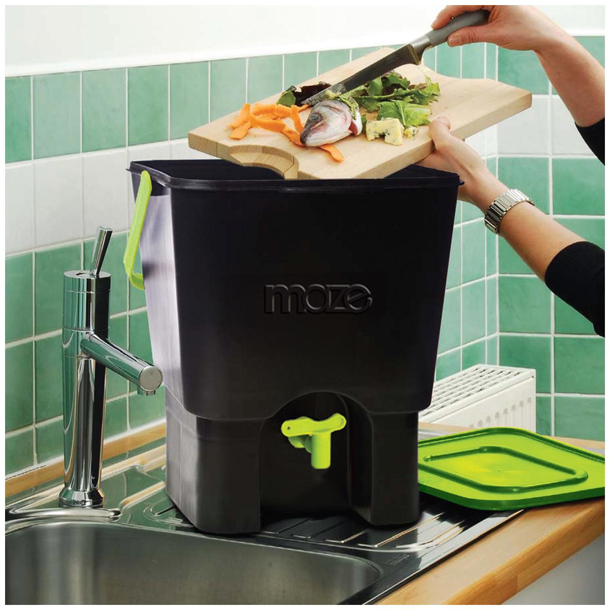 Maze Bokashi Twin Pack 18L Indoor Composter