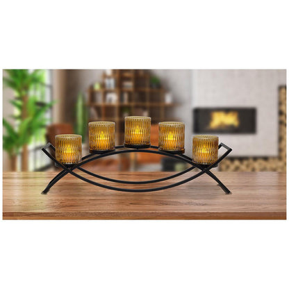 Mikasa Arched Candle Votive Blue