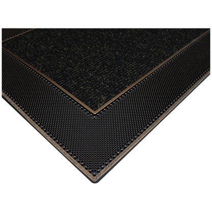 Modern Homes Rain Design Floor Mat 60 x 90cm Brown